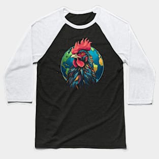 Chicken Earth Day Baseball T-Shirt